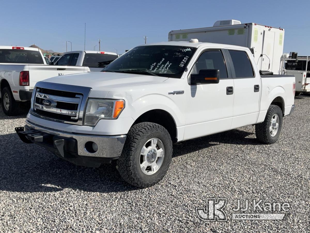 (Las Vegas, NV) 2014 Ford F150 4x4 Towed In, Body Damage, No Console, Rear end Or Transmission Noise