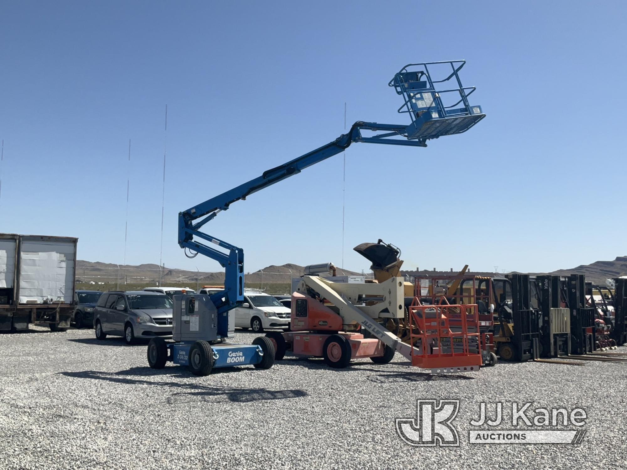 (Las Vegas, NV) 2001 Genie Z34/22 Boom Lift Runs & Moves