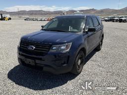 (Las Vegas, NV) 2018 Ford Explorer AWD Police Interceptor No Console Check Engine Light On, Runs & M