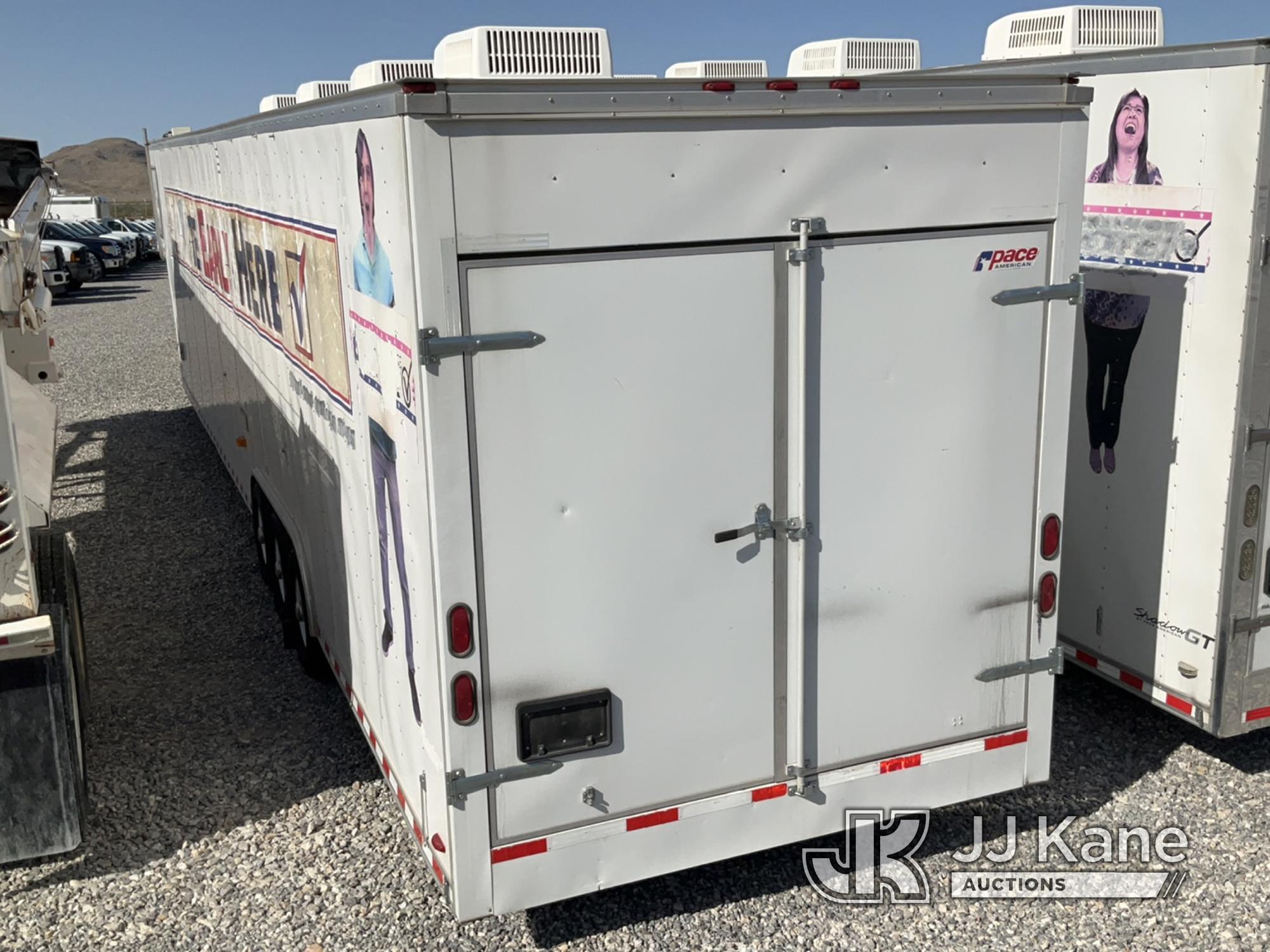 (Las Vegas, NV) 2007 Pace American Trailer SCXF8548TTA4 Enclosed Trailer, 5th Wheel, GVWR 18,000 Lbs