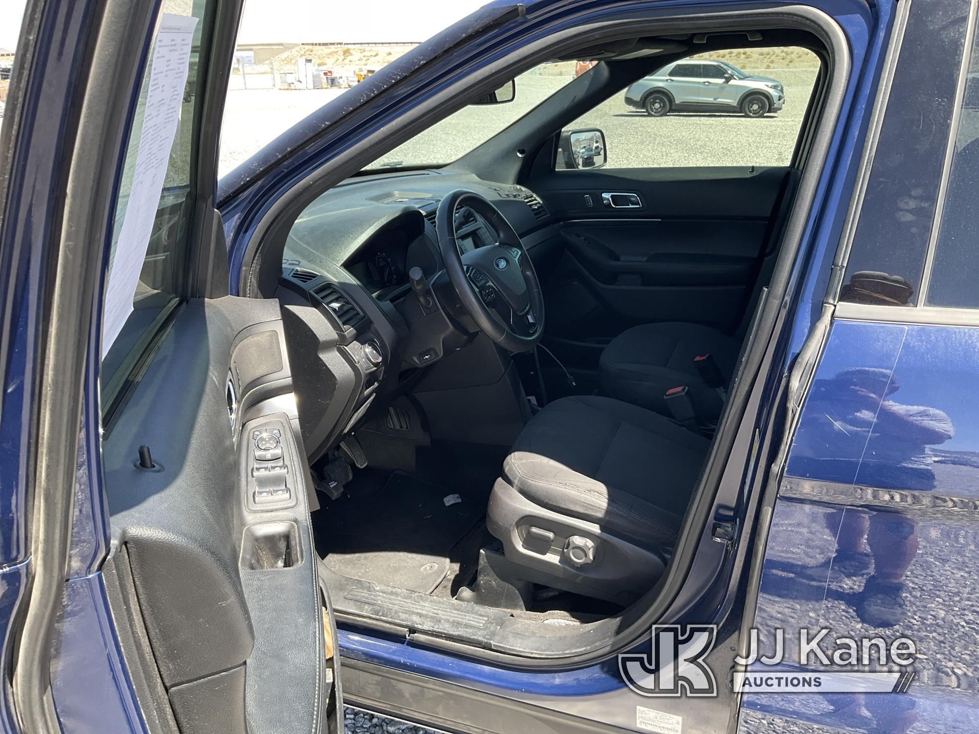 (Las Vegas, NV) 2018 Ford Explorer AWD Police Interceptor No Console Check Engine Light On, Runs & M