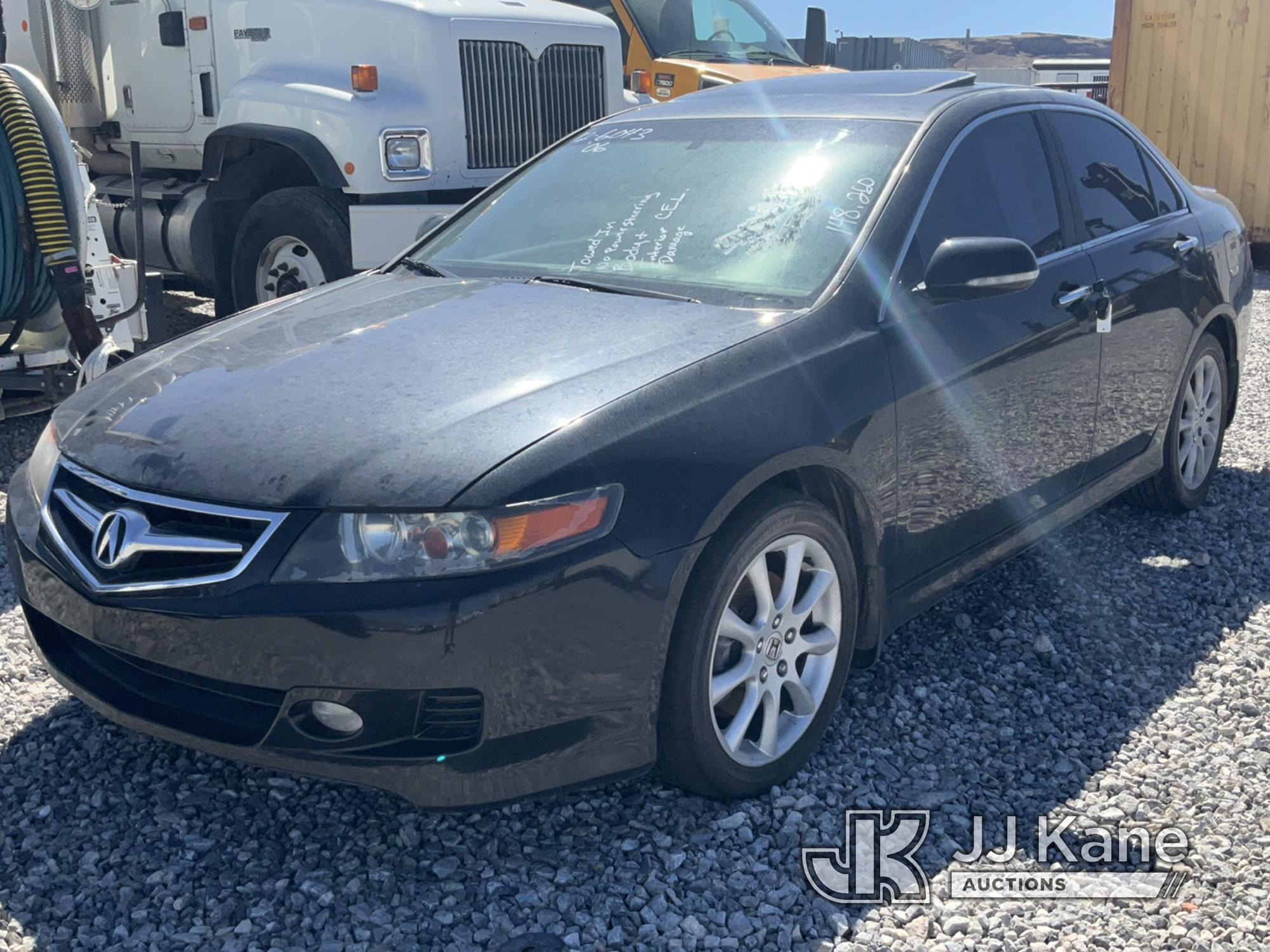 (Las Vegas, NV) 2006 Honda Accord Towed In, Wrecked, No Power Steering, Body & Interior Damage Jump