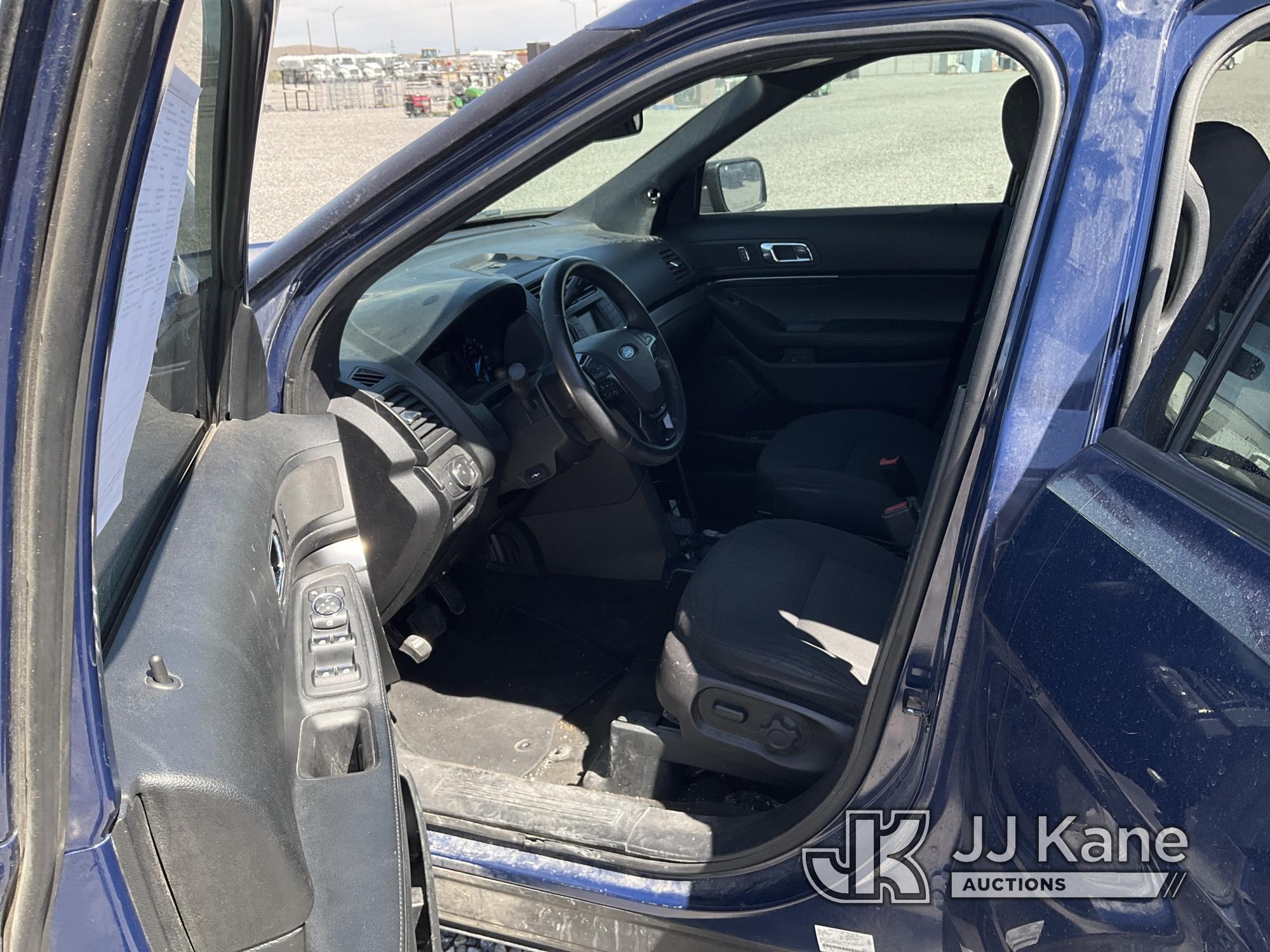 (Las Vegas, NV) 2018 Ford Explorer AWD Police Interceptor No Console Body Damage, Check Engine Light