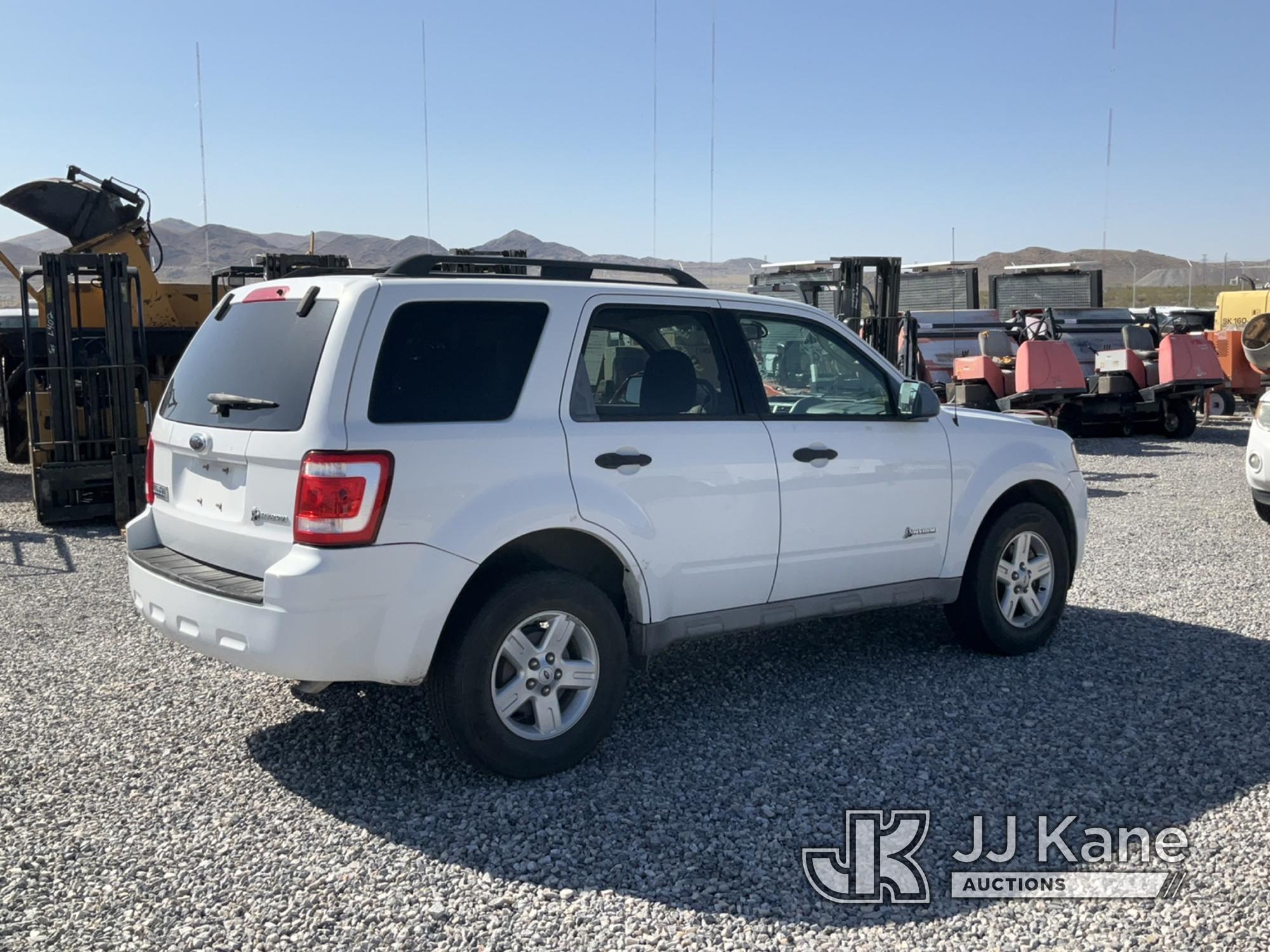 (Las Vegas, NV) 2009 Ford Escape Hybrid Towed In Bad Hybrid Battery, Will Not Start