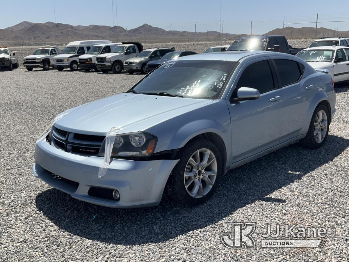 (Las Vegas, NV) 2013 Dodge Avenger R/T Body Damage, ABS & Traction Control Lights On Runs & Moves