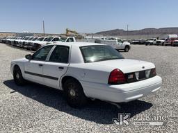 (Las Vegas, NV) 2011 Ford Crown Victoria Police Interceptor Towed In, Body & Interior Damage Bad Eng