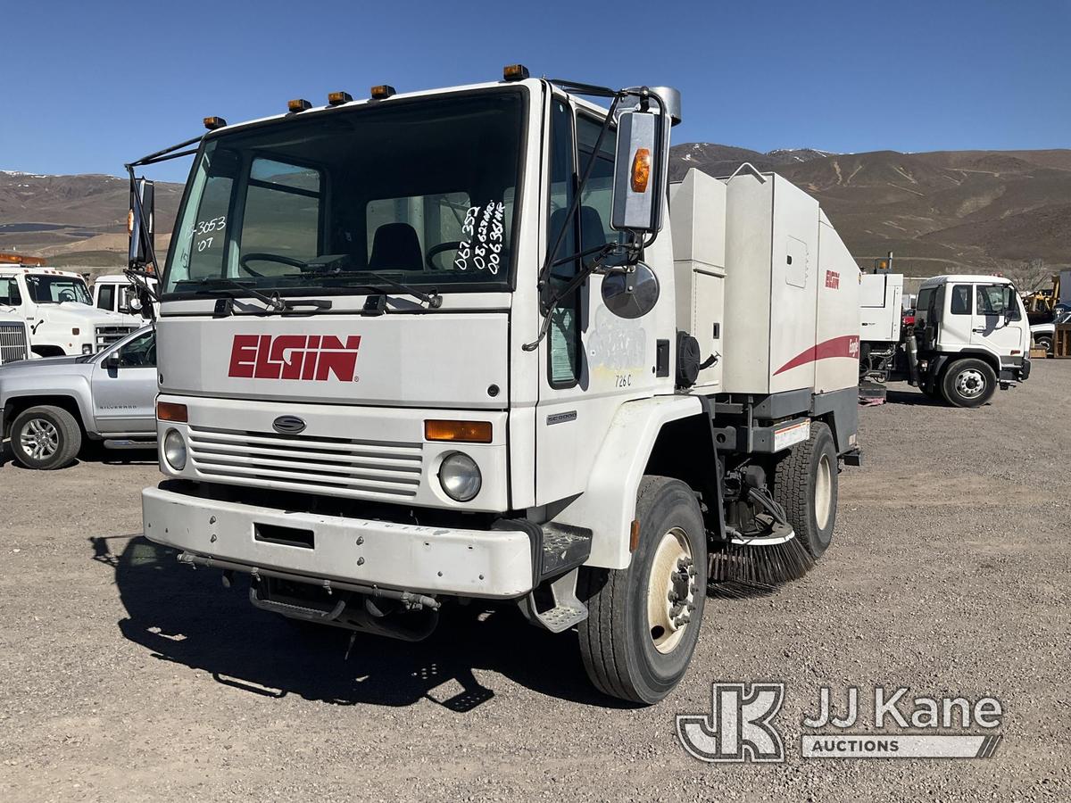 (McCarran, NV) Elgine Eagle Sweeper 2007 Sterling SC8000 Sweeper, Upper Engine Starter Issues. Locat