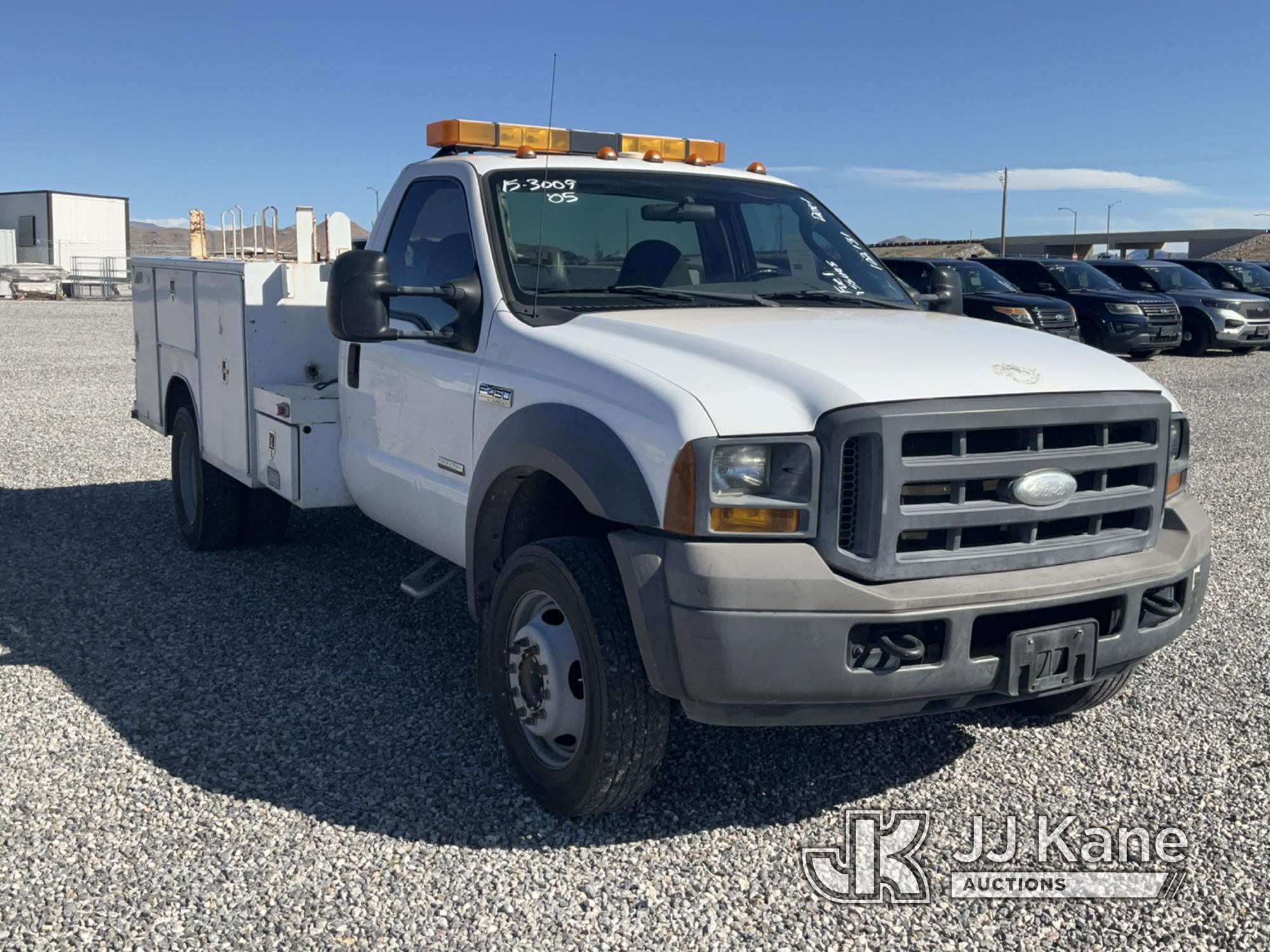 (Las Vegas, NV) 2005 Ford F450 Fuel Issues, Runs & Moves