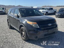 (Las Vegas, NV) 2014 Ford Explorer AWD Police Interceptor No Console Body Damage, Runs & Moves