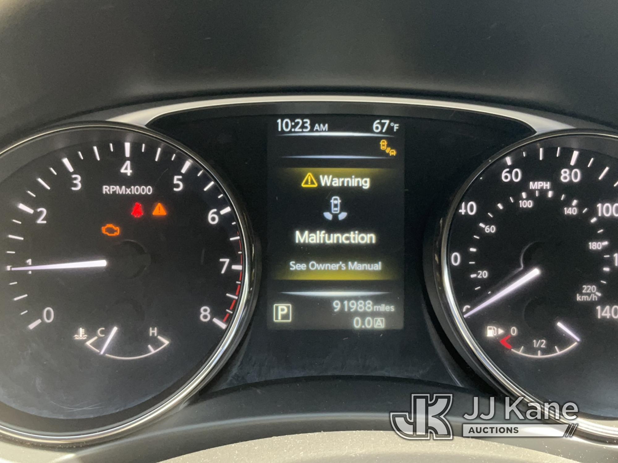 (Las Vegas, NV) 2016 Nissan Rogue Towed In Jump To Start, Check Engine Light On, Runs & Moves