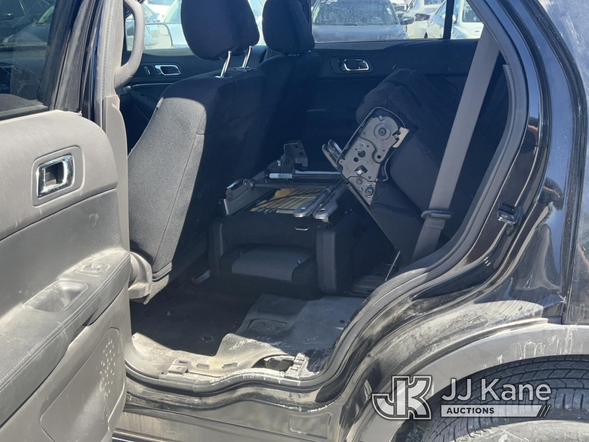 (Las Vegas, NV) 2014 Ford Explorer AWD Police Interceptor Body & Interior Damage, No Console, Rear S