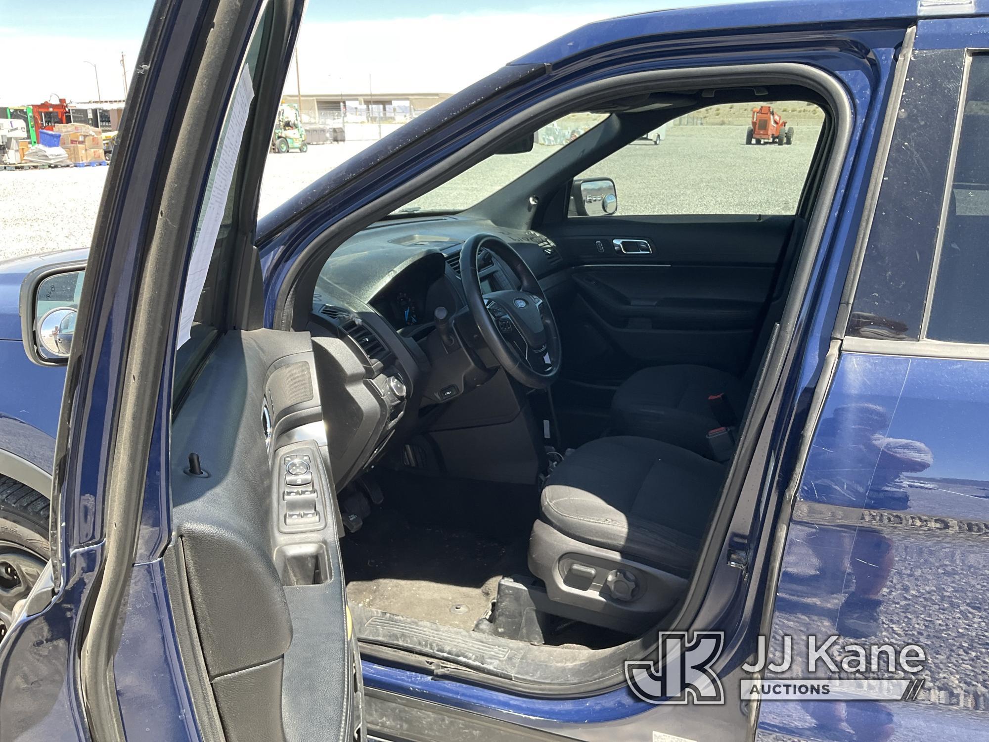 (Las Vegas, NV) 2018 Ford Explorer AWD Police Interceptor No Console Check Engine Light On, Runs & M