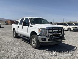 (Las Vegas, NV) 2016 Ford F250 4x4 Towed In, No Console Check Engine Light On, Engine Noise, Runs &