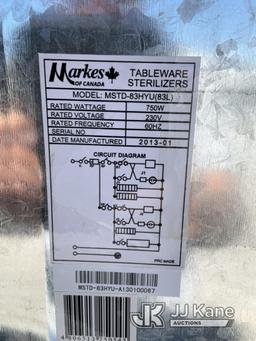 (Las Vegas, NV) Markes Autoclave & Type Writer NOTE: This unit is being sold AS IS/WHERE IS via Time