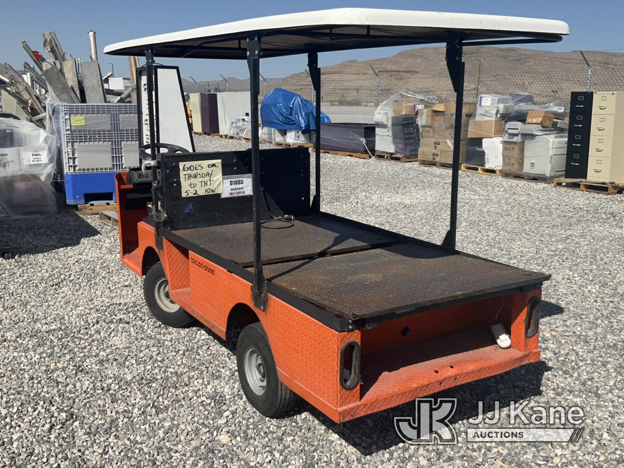 (Las Vegas, NV) Taylor Dunn Cart NOTE: This unit is being sold AS IS/WHERE IS via Timed Auction and