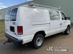 (Neenah, WI) 2013 Ford E150 Cargo Van Runs & Moves) (Some Rust & Body Damage-Refer To Photos.