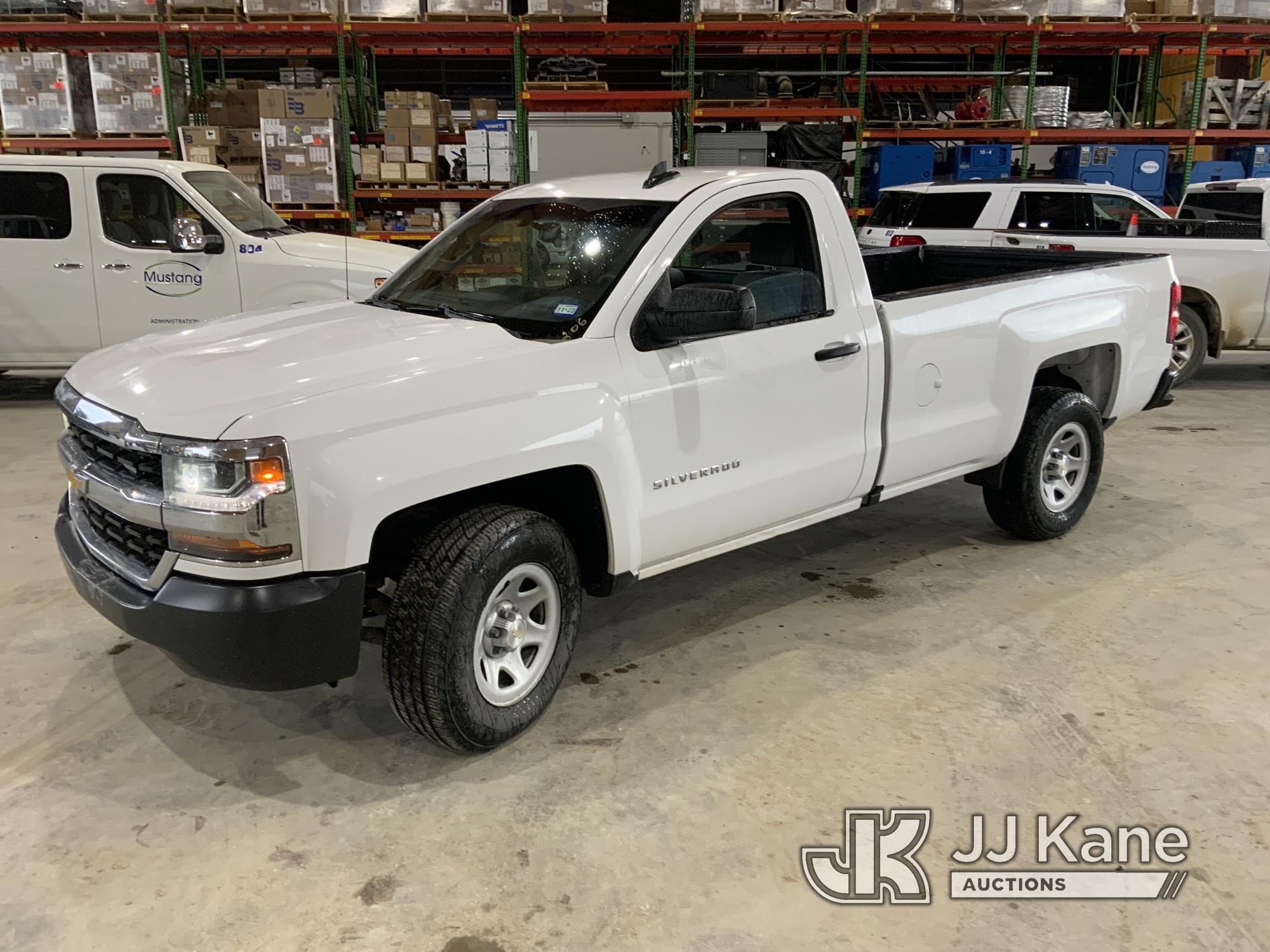 (Aubrey, TX) 2017 Chevrolet Silverado 1500 Pickup Truck Runs & Moves