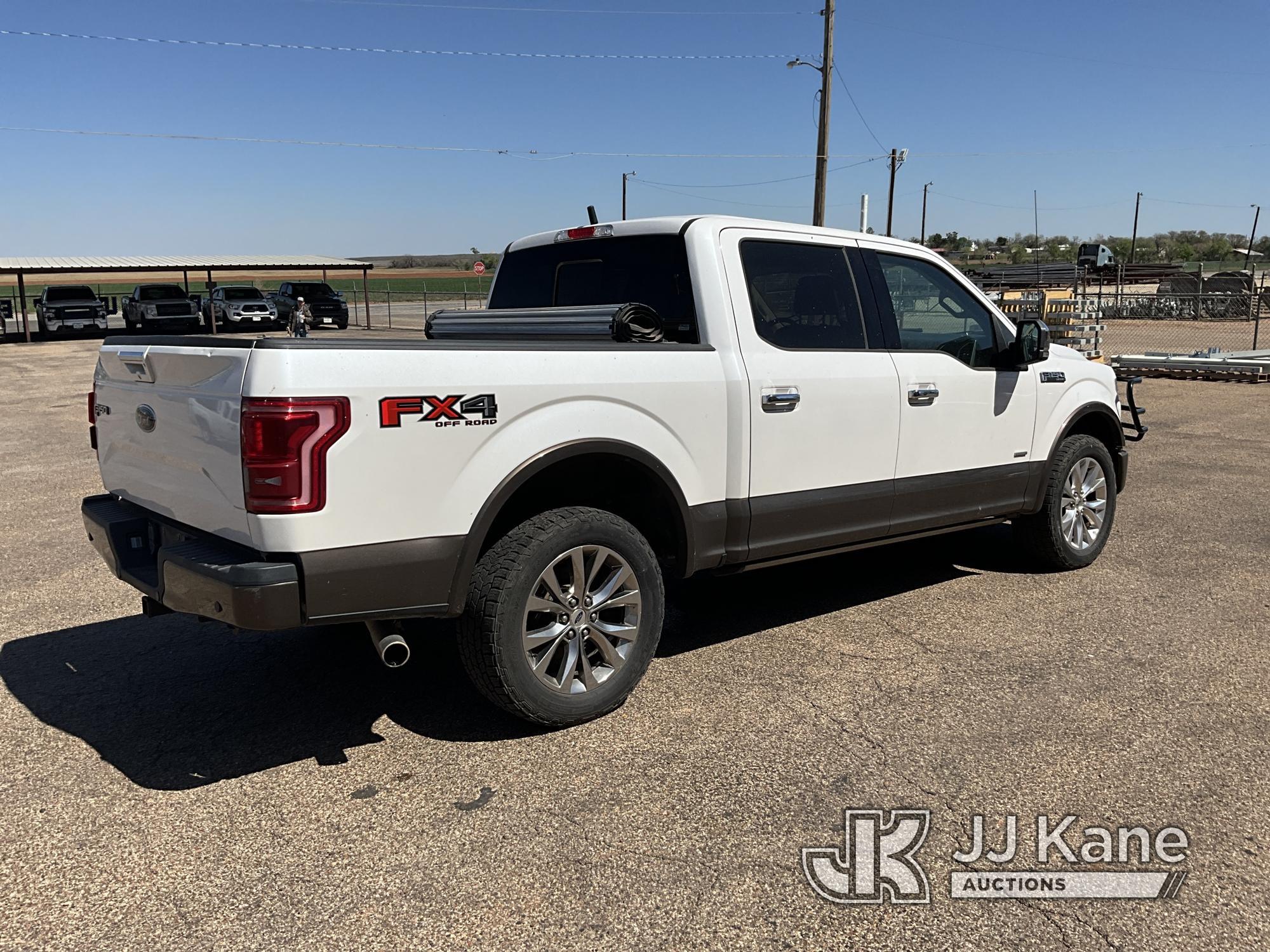 (Roby, TX) 2016 Ford F150 4x4 Crew-Cab Pickup Truck, Cooperative owned Runs and Moves, Per Seller Ne