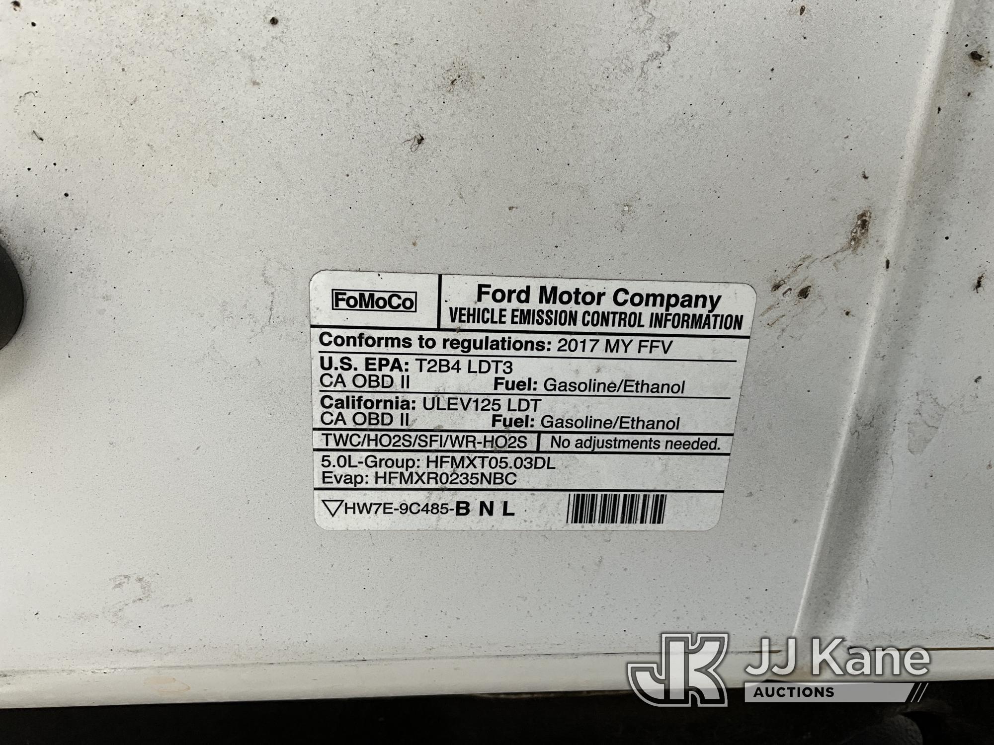 (Azle, TX) 2017 Ford F150 4x4 Crew-Cab Pickup Truck Runs & Moves) (Engine Whines Intermittently, Dri