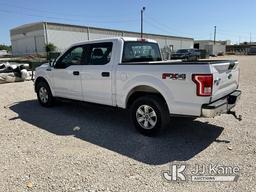 (Azle, TX) 2017 Ford F150 4x4 Crew-Cab Pickup Truck Runs & Moves) (Engine Whines Intermittently, Dri