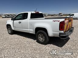 (El Paso, TX) 2016 Chevrolet Colorado 4x4 Extended-Cab Pickup Truck Runs & Moves) (Paint Damage, Spa