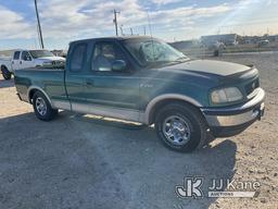 (San Angelo, TX) 1997 Ford F250 Extended-Cab Pickup Truck Runs and Moves, Dashboard Cracked, Paint D