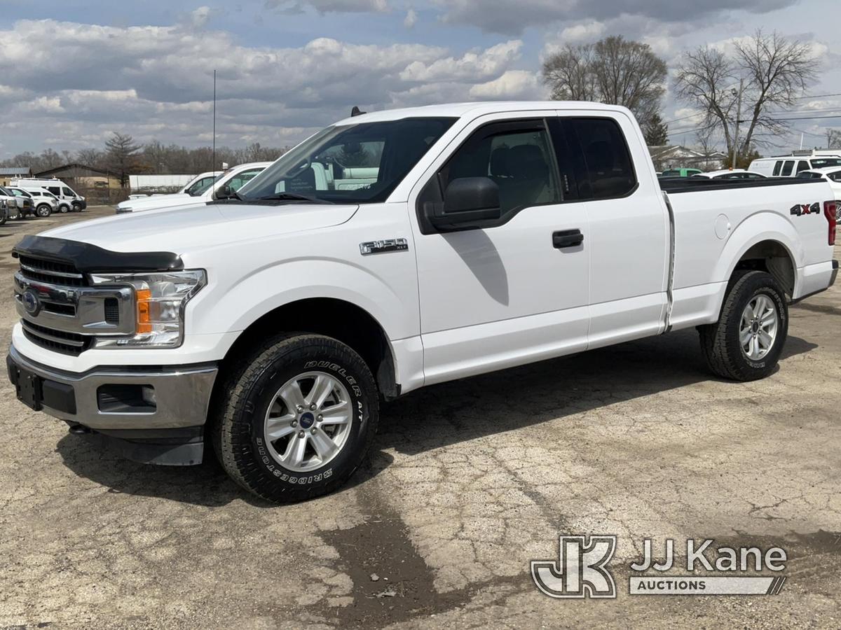 (South Beloit, IL) 2019 Ford F150 4x4 Extended-Cab Pickup Truck Runs, Moves, Engine Upper Noise-Cond