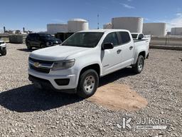 (El Paso, TX) 2015 Chevrolet Colorado 4x4 Crew-Cab Pickup Truck Runs & Moves) (Jump To Start