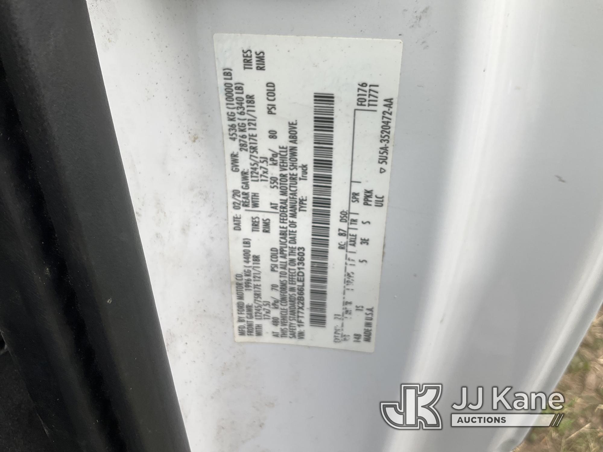 (Joplin, MO) 2020 Ford F250 4x4 Extended-Cab Pickup Truck Not Running, Condition Unknown. Per Seller