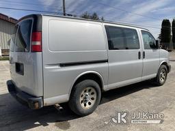 (South Beloit, IL) 2011 Chevrolet Express G1500 AWD Cargo Van Runs, Moves, Airbag Light On, Small De