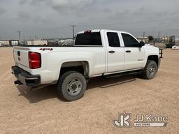 (Midland, TX) 2018 Chevrolet Silverado 2500HD 4x4 Extended-Cab Pickup Truck Runs & Moves) (Jump To S