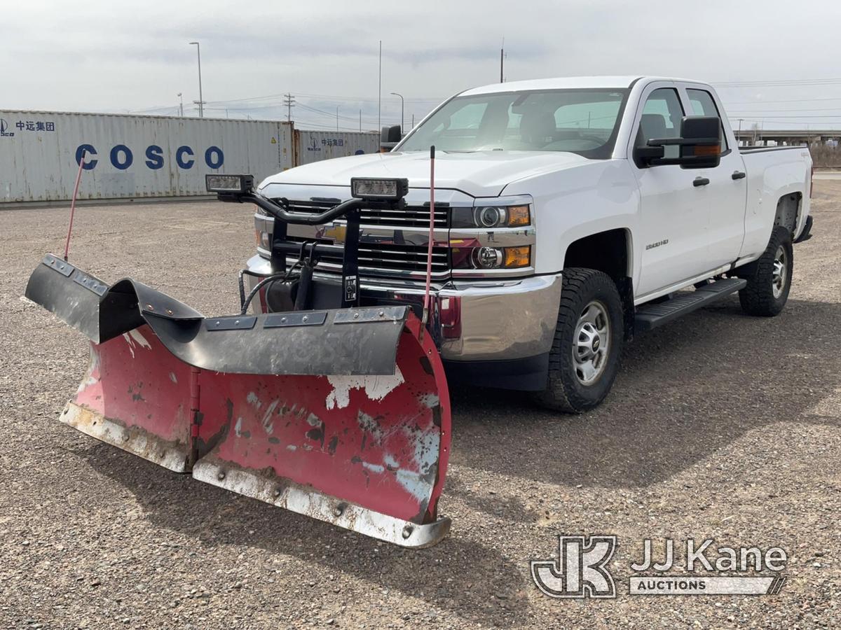 (Duluth, MN) 2017 Chevrolet Silverado 2500HD 4x4 Extended-Cab Pickup Truck Runs & Moves) (Investor U