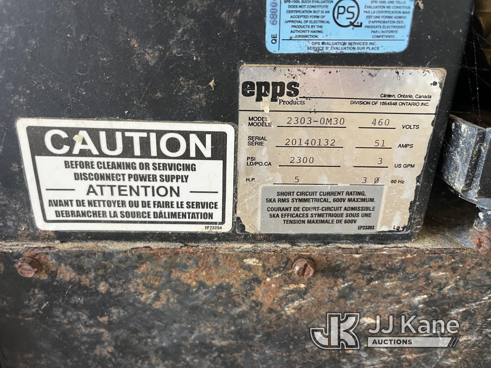 (Farmerville, LA) Epps 2303-0M30 Pressure Washer Not Running, Condition Unknown