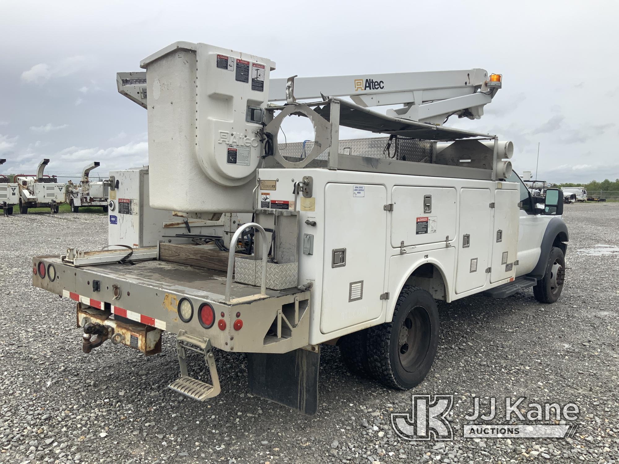 (Hawk Point, MO) Altec AT200-A, Telescopic Non-Insulated Bucket Truck mounted behind cab on 2012 For