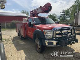 (Hawk Point, MO) ETI ETC37-IH, Articulating & Telescopic Bucket Truck mounted behind cab on 2016 For