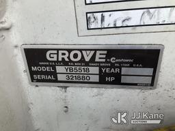 (Kansas City, MO) 2012 Grove YB5518 Carry Deck Crane Runs, Moves, & Operates) (Buyer Will Have To Ge