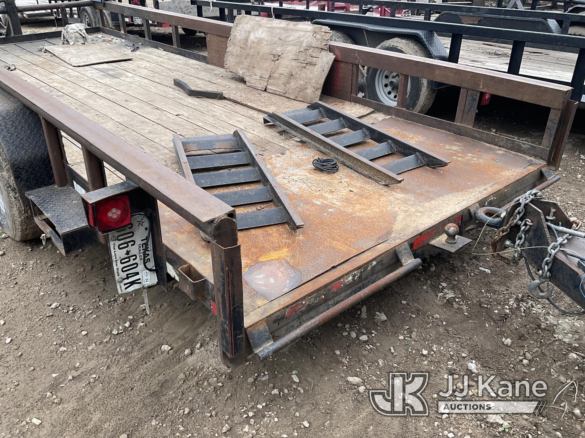 (Cypress, TX) 2014 KEAR Tagalong Utiliy Trailer Stands & Rolls, Serial Plate Illegible) (Seller Stat