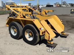 (South Beloit, IL) 1998 Sauber 1536-S Self-Loading Hydraulic Reel Trailer Starts, Runs, Operates