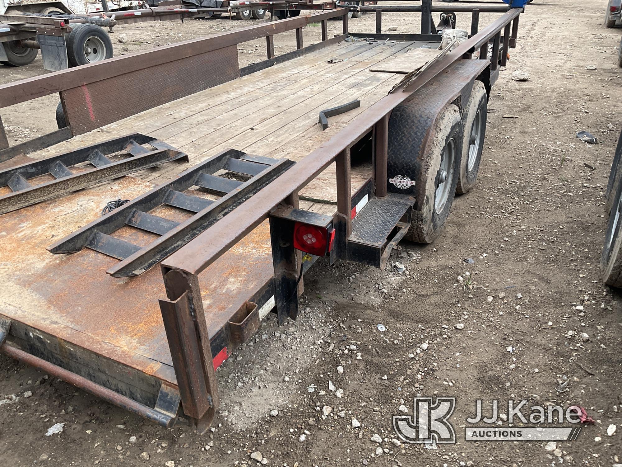 (Cypress, TX) 2014 KEAR Tagalong Utiliy Trailer Stands & Rolls, Serial Plate Illegible) (Seller Stat