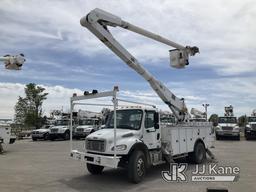 (Kansas City, MO) Altec AA755-MH, Material Handling Bucket Truck rear mounted on 2013 Freightliner M