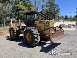 (Farmerville, LA) LaVaCo Rubber Tired Skidder Runs & Moves) (Missing Serial Plate