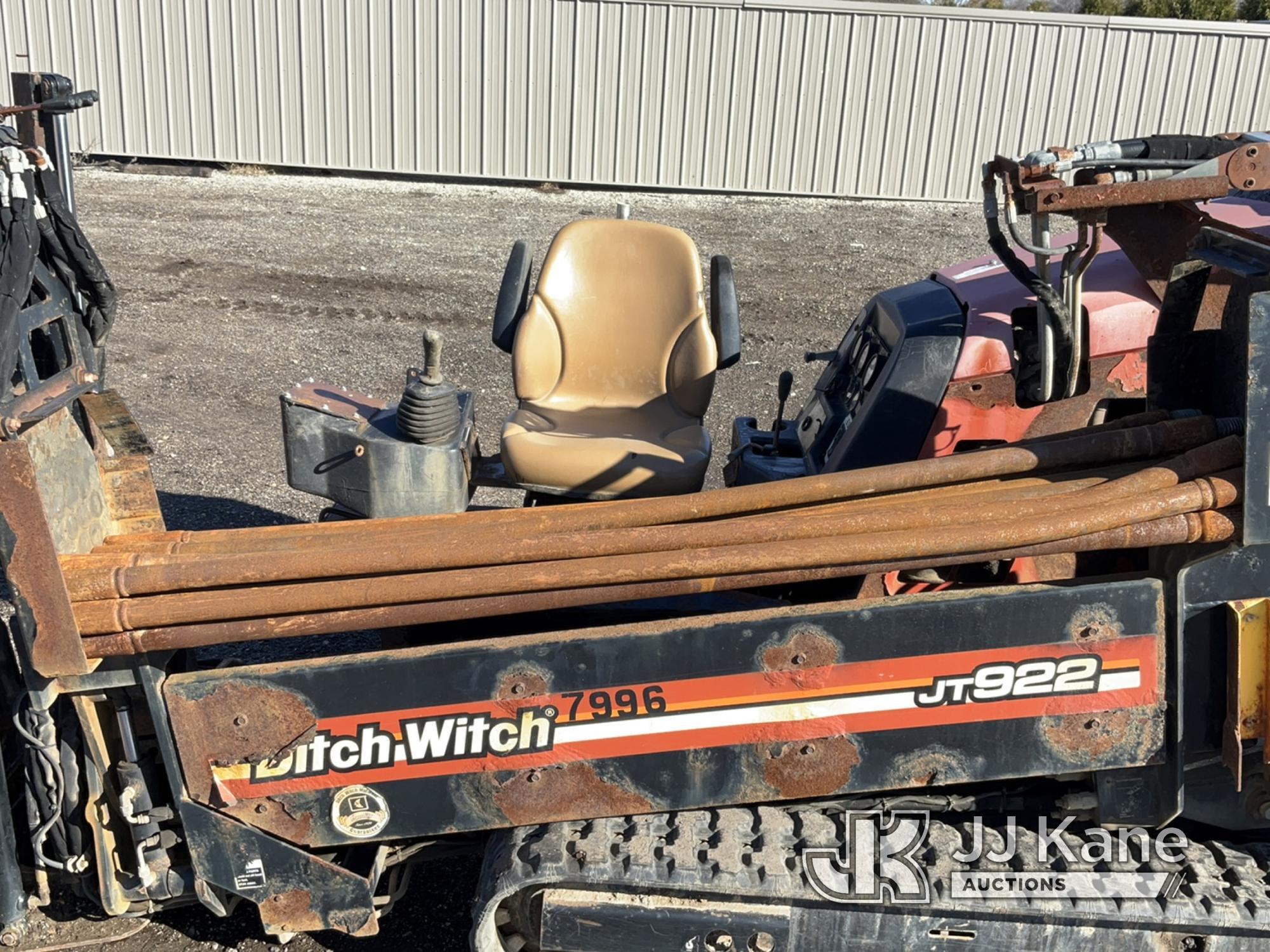 (South Beloit, IL) 2011 Ditch Witch JT922 Directional Boring Machine Condition Unknown) (Seller Stat