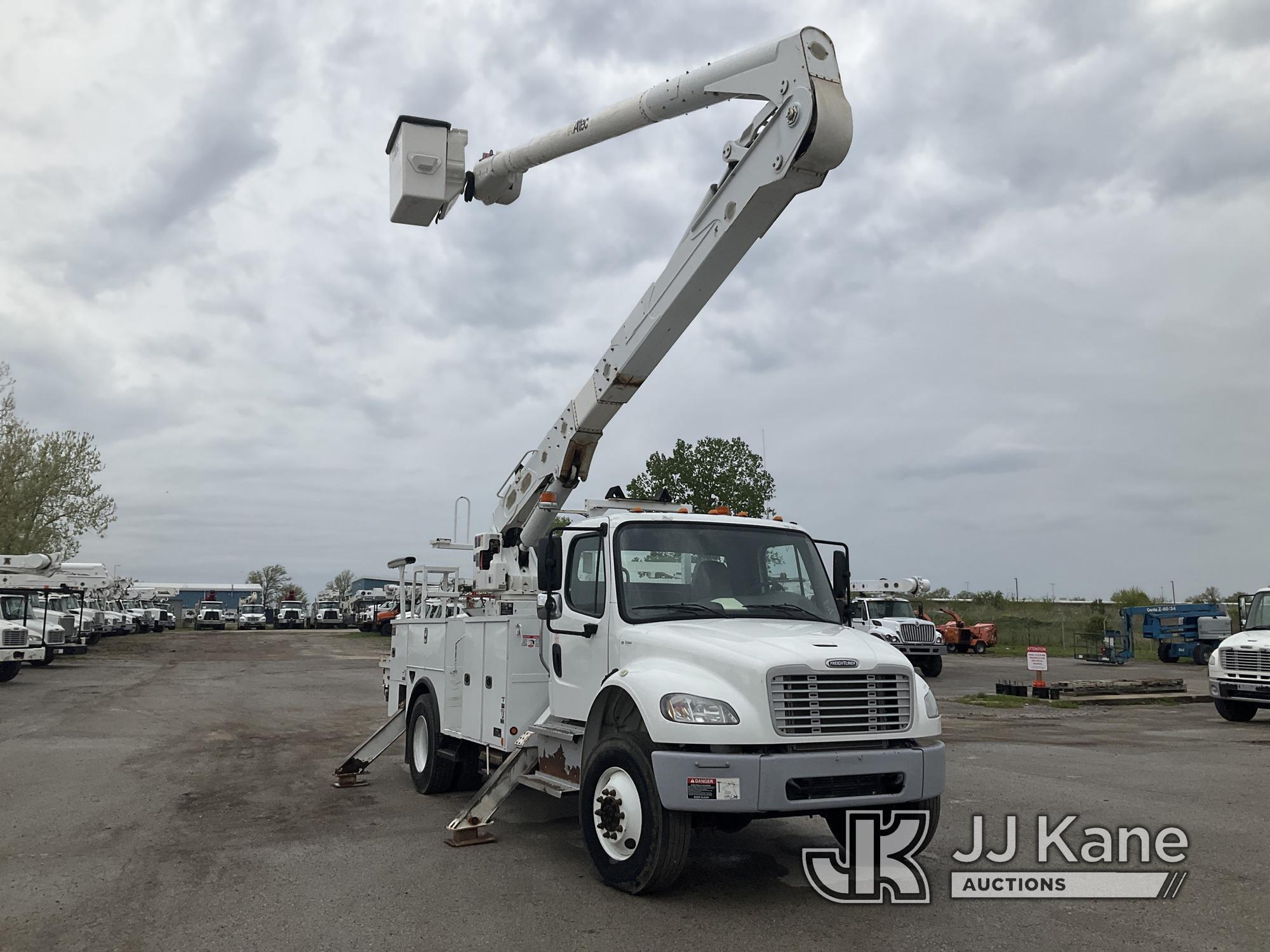 (Kansas City, MO) Altec AN55E-OC, Material Handling Bucket Truck rear mounted on 2015 Freightliner M