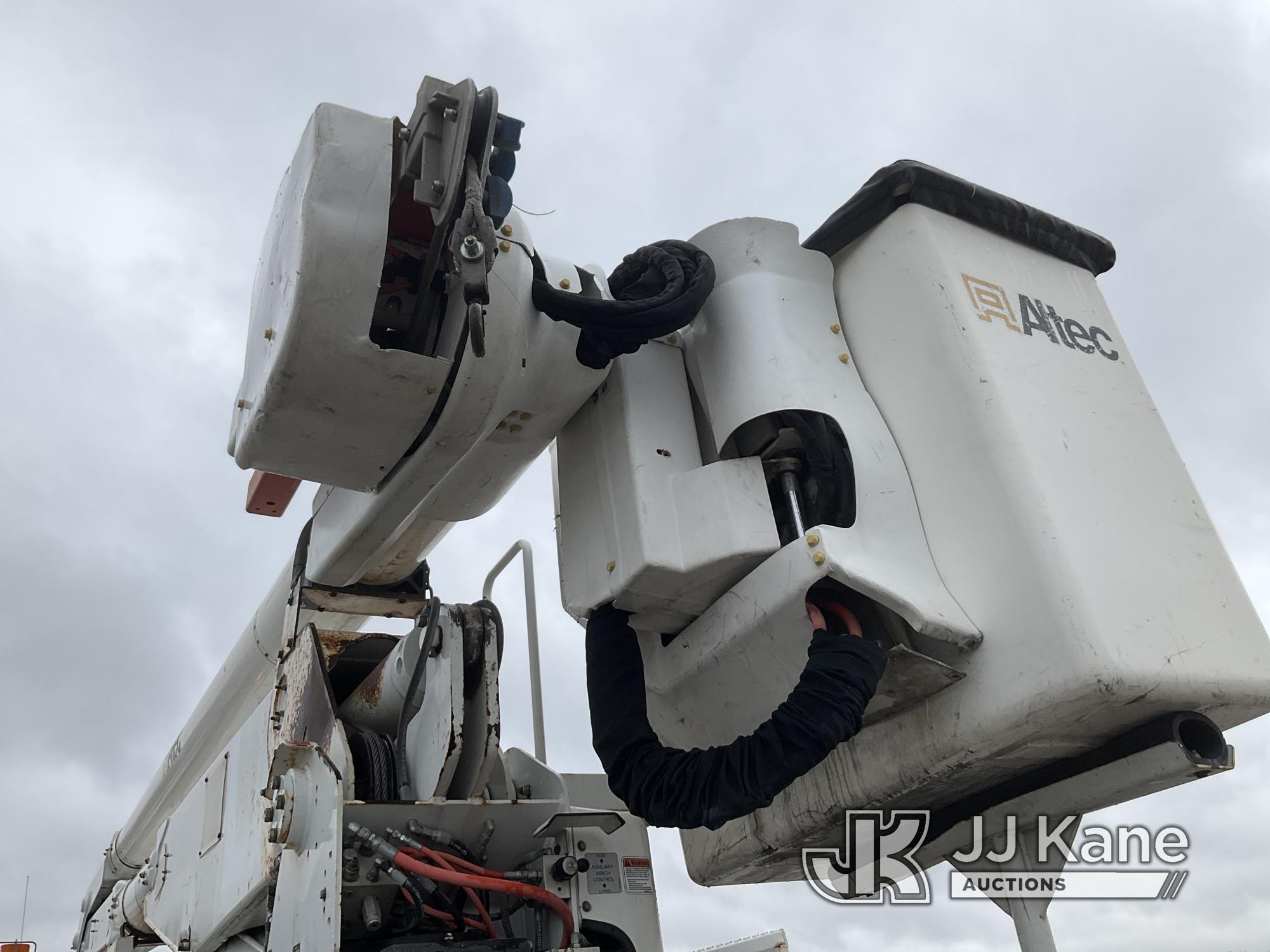 (Kansas City, MO) Altec AA755, Material Handling Bucket Truck rear mounted on 2014 Freightliner M2 1