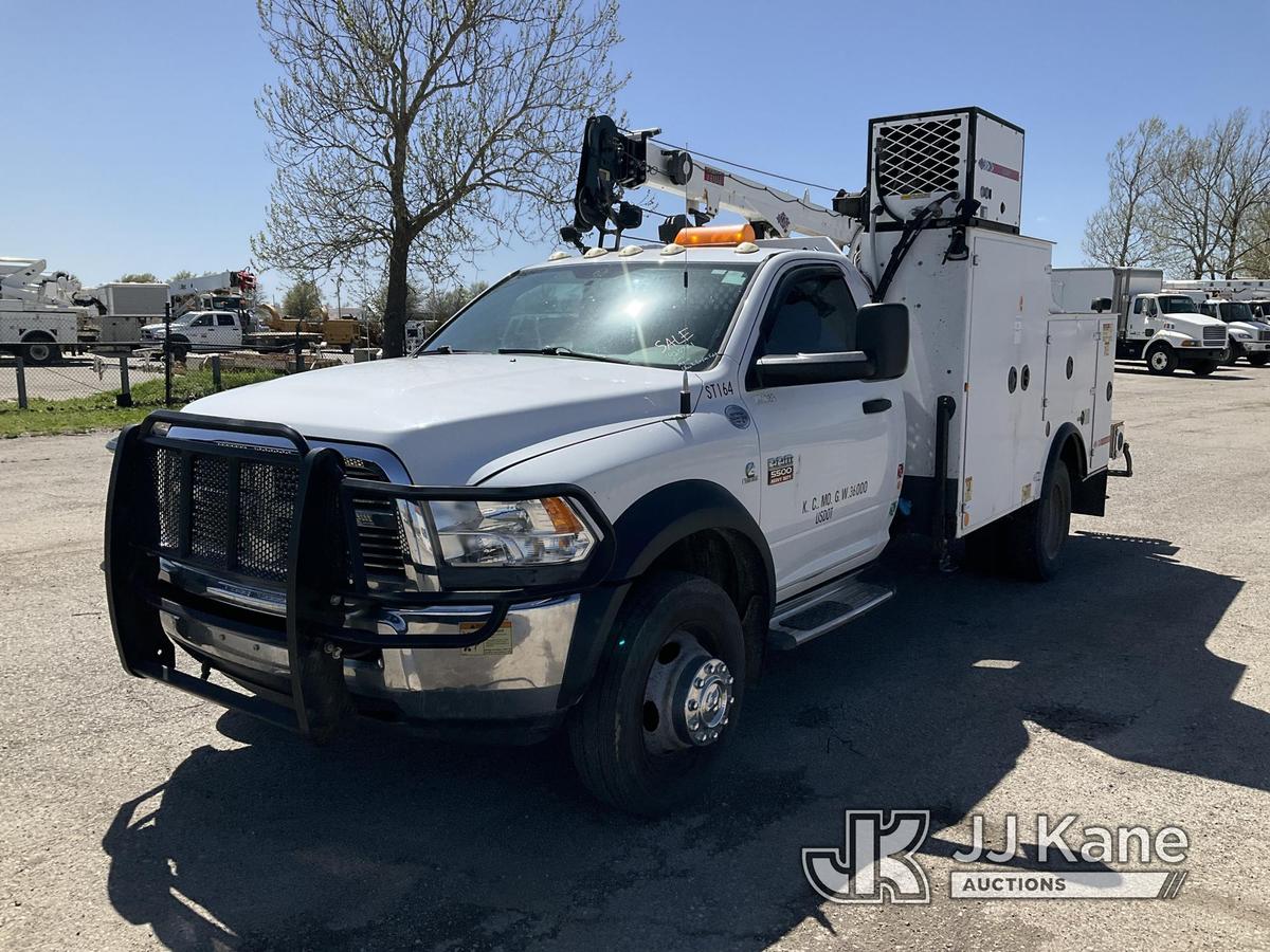 (Tipton, MO) 2012 Dodge 5500 4x4 Mechanics Service Truck Runs & Moves, Check Engine Light On