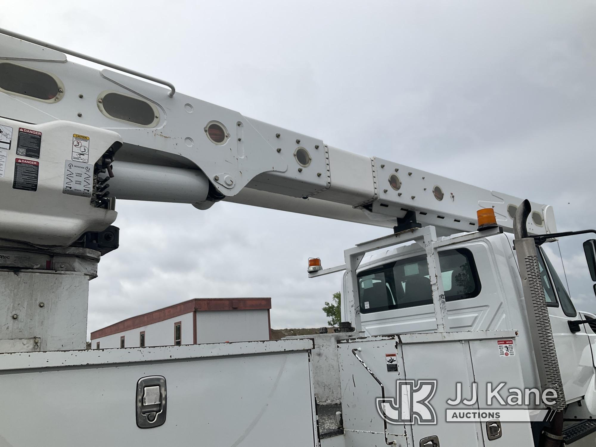 (Kansas City, MO) Altec AM55, Over-Center Material Handling Bucket rear mounted on 2017 Internationa