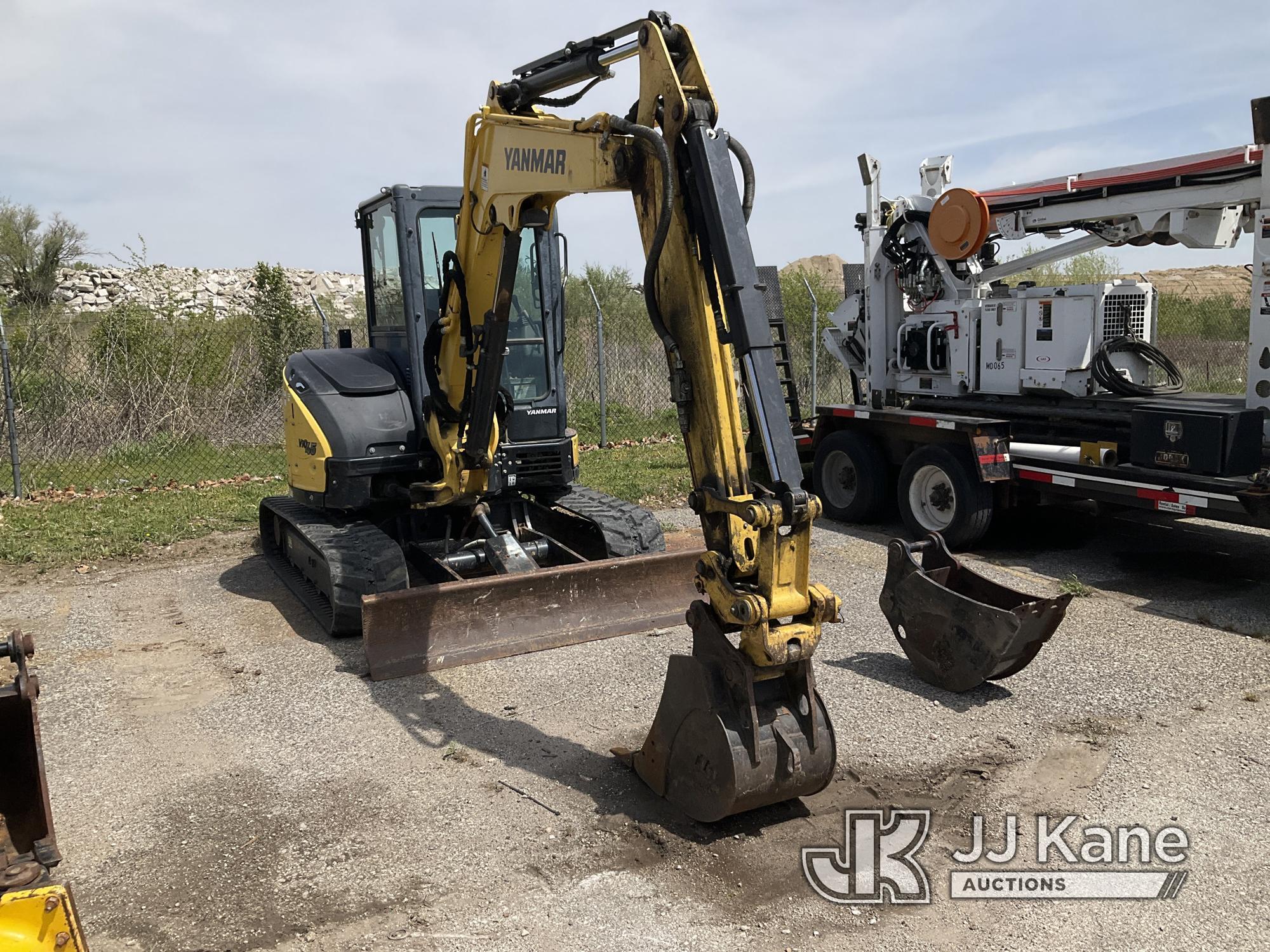 (Kansas City, MO) 2017 Yanmar VI045 Mini Hydraulic Excavator Runs, Moves, & Operates