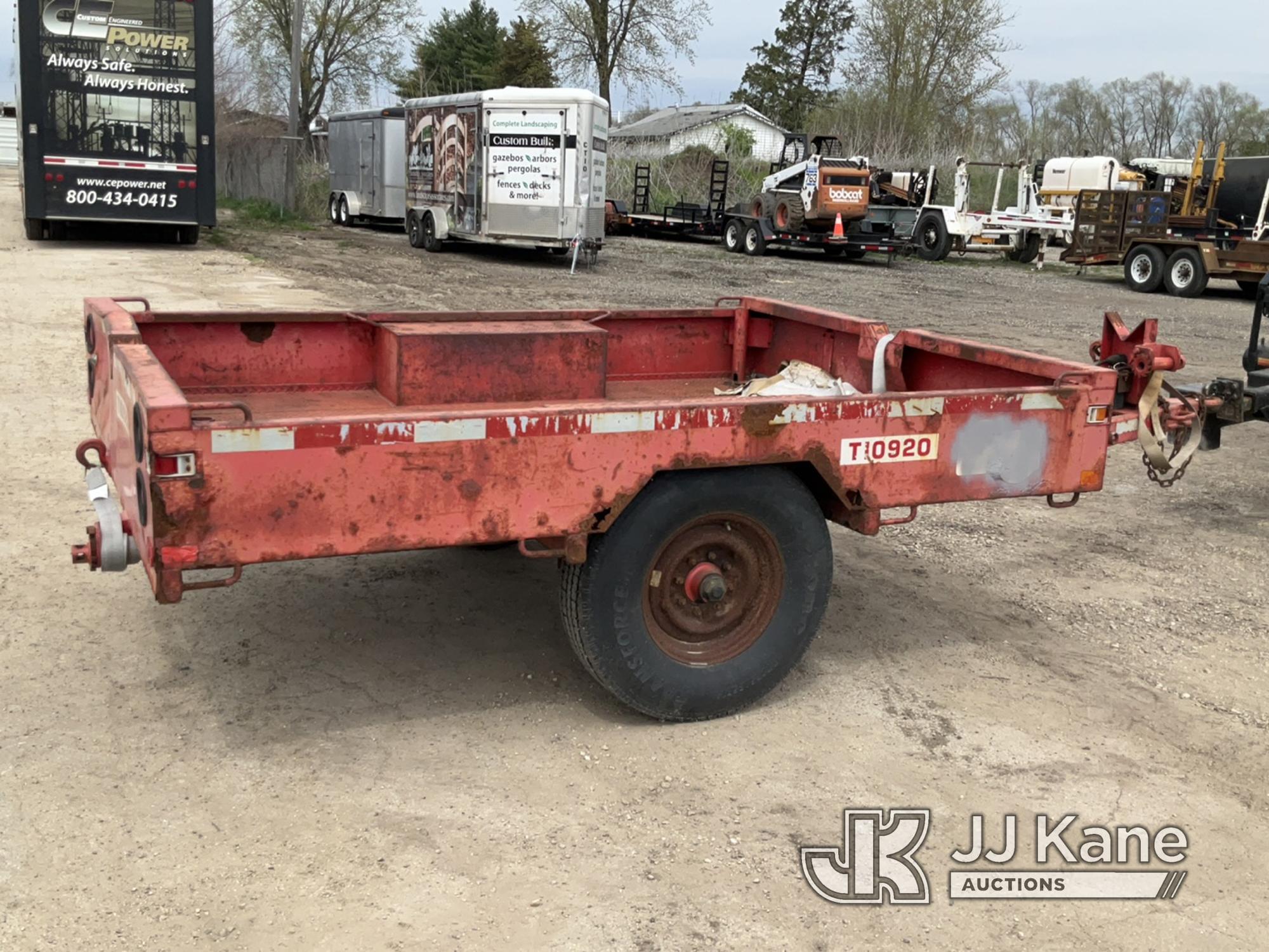 (South Beloit, IL) 2006 Chilton Tagalong Utiliy Trailer No Jack