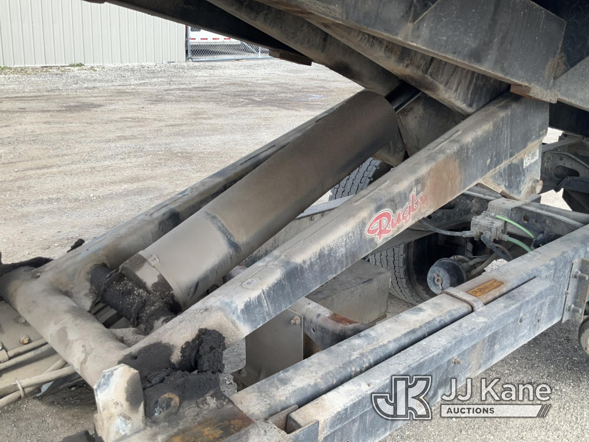 (South Beloit, IL) 2009 International Durastar 4300 Dump Flatbed Truck Runs, Moves & Dump Operates,