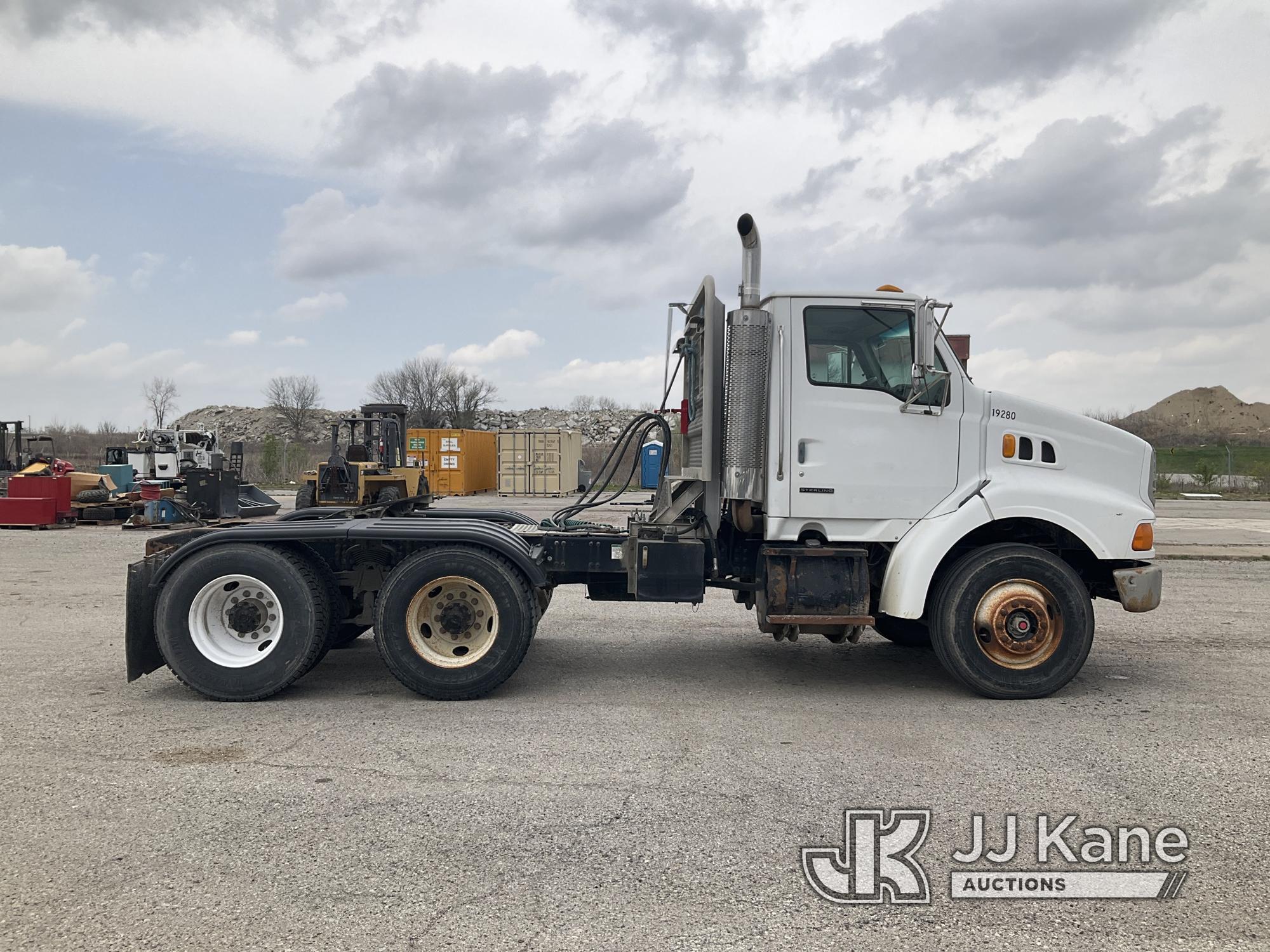 (Kansas City, MO) 2001 Sterling LT9500 T/A Truck Tractor Runs & Moves) (Anti-Lock Light On The Dash,